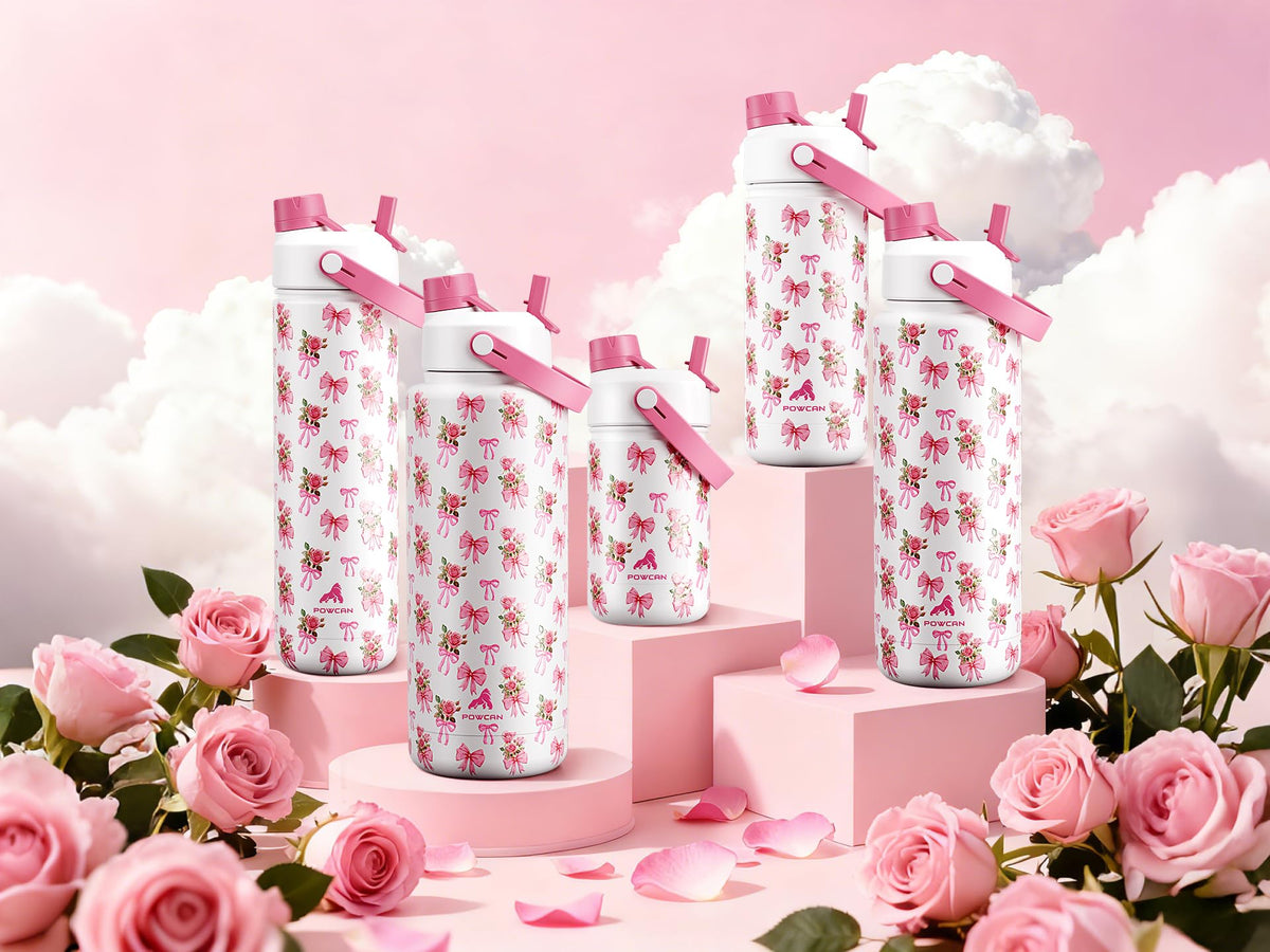 PowCAN wide-mouth bottle design for easy cleaning and ice filling.