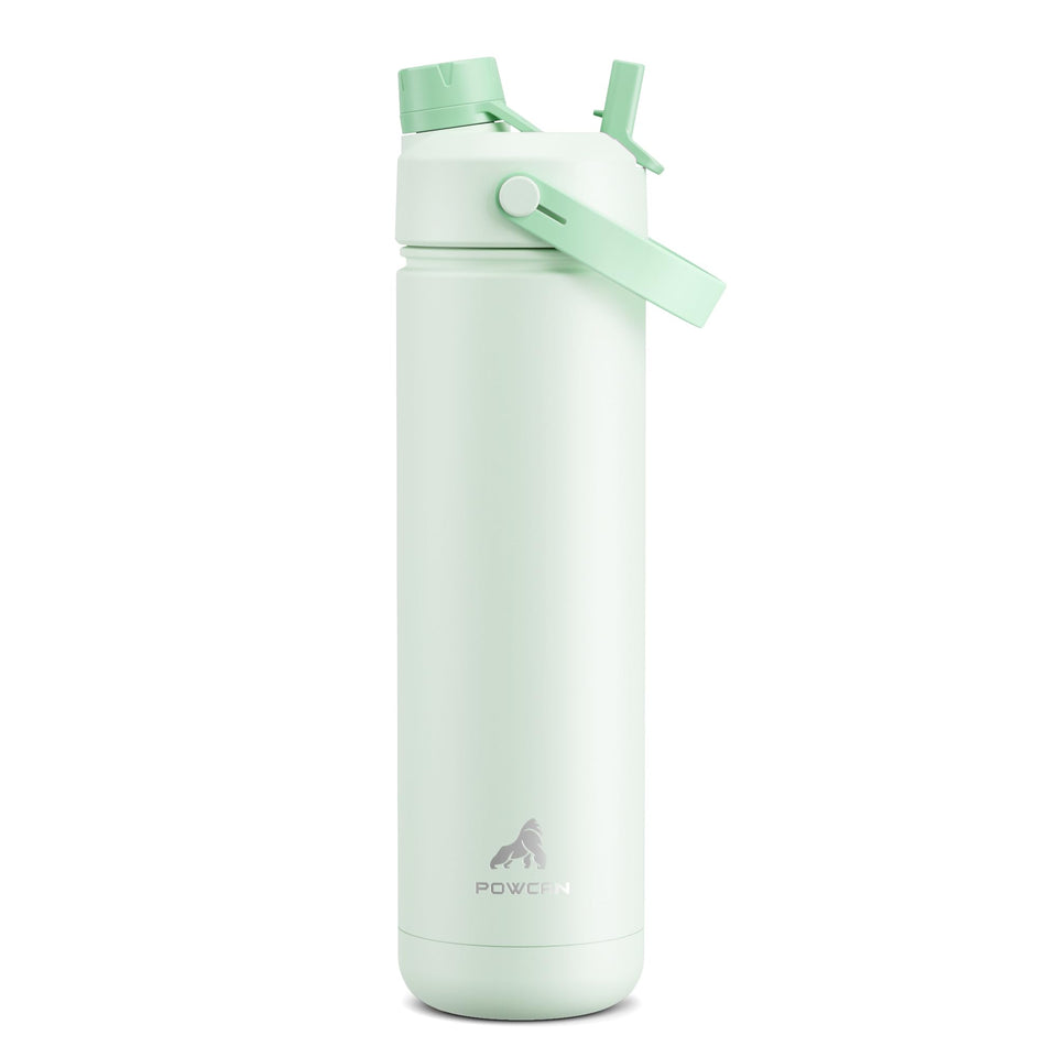 POWCAN 26 oz mint bottle for all-day hydration