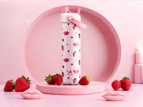 Powcan 26oz bottle with spout lid for quick pouring anytime.