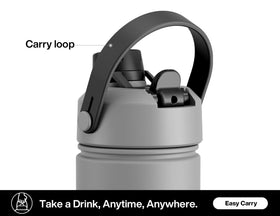 POWCAN 26oz bottle keeps drinks cold for long trips