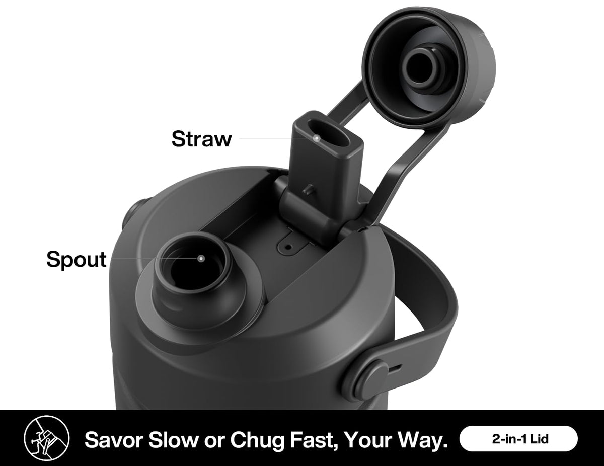 POWCAN bottle fits most car cup holders for easy transport.