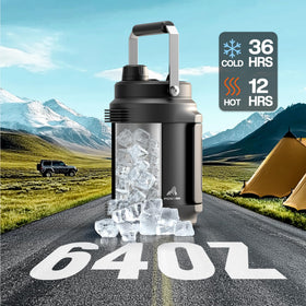 POWCAN 2-in-1 lid sip spout for versatile hydration.