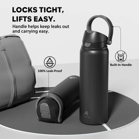 POWCAN with a stable silicone base stays steady on desks or trails.