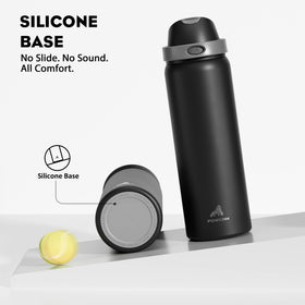 POWCAN 32 oz stainless steel body resists odors and rust for everyday use.