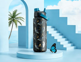 POWCAN 32 oz bottle with spout lid, perfect for quick pours on the go