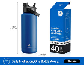 Powcan 40 oz bottle for all-day hydration