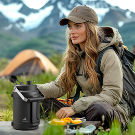 POWCAN durable insulated adventure bottle ready for the outdoors.