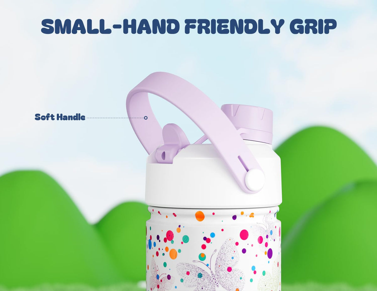 POWCAN insulated bottle keeps drinks cold for 24 hours.