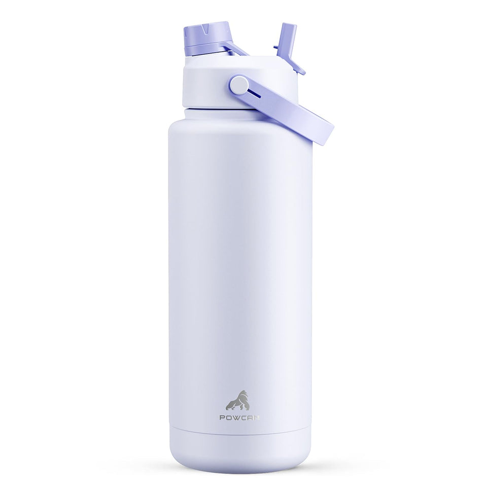 POWCAN Lupine bottle stays ice-cold up to 24 hours during workouts.