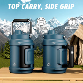POWCAN lid with spout for quick pouring and sipping on the move