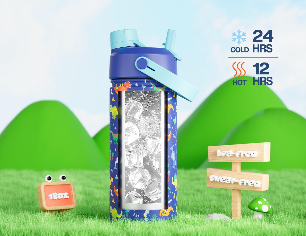 POWCAN stainless steel BPA-free bottle; durable for daily use.