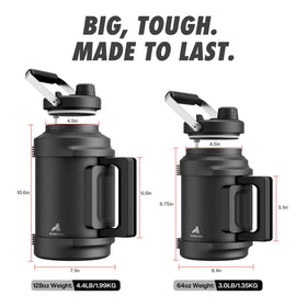 POWCAN sweatless stainless steel keeps drinks comfortable.