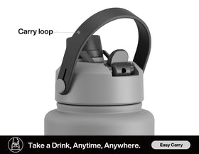 POWCAN wide-mouth bottle for easy cleaning and filling.