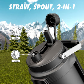 POWCAN wide opening simplifies filling and cleaning.