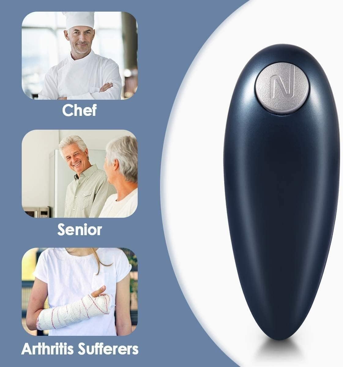 Powerhelper electric can opener gift-worthy kitchen gadget for seniors and busy homes