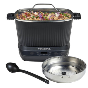 PowerXL StirMax Plus paddle action for hands-free stirring and even cooking