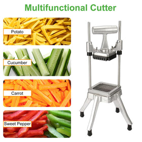 POWLAB Commercial Chopper suitable for cucumbers peppers apples and more.