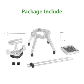 POWLAB Commercial Chopper sturdy aluminum frame for durable daily use.