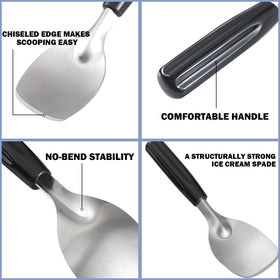 POWSHELF dishwasher safe ice cream spade simplifies cleanup