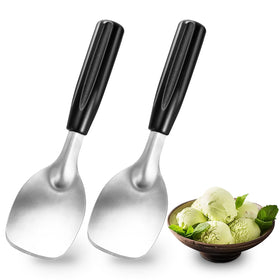 POWSHELF two-pack ice cream spade with flat edge for easy scooping of hard ice cream