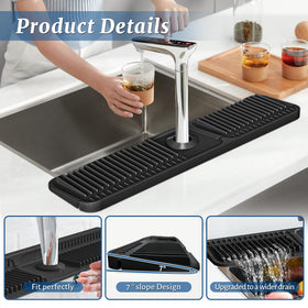 PoYang bathroom and kitchen silicone guard remains flexible and easy to wipe