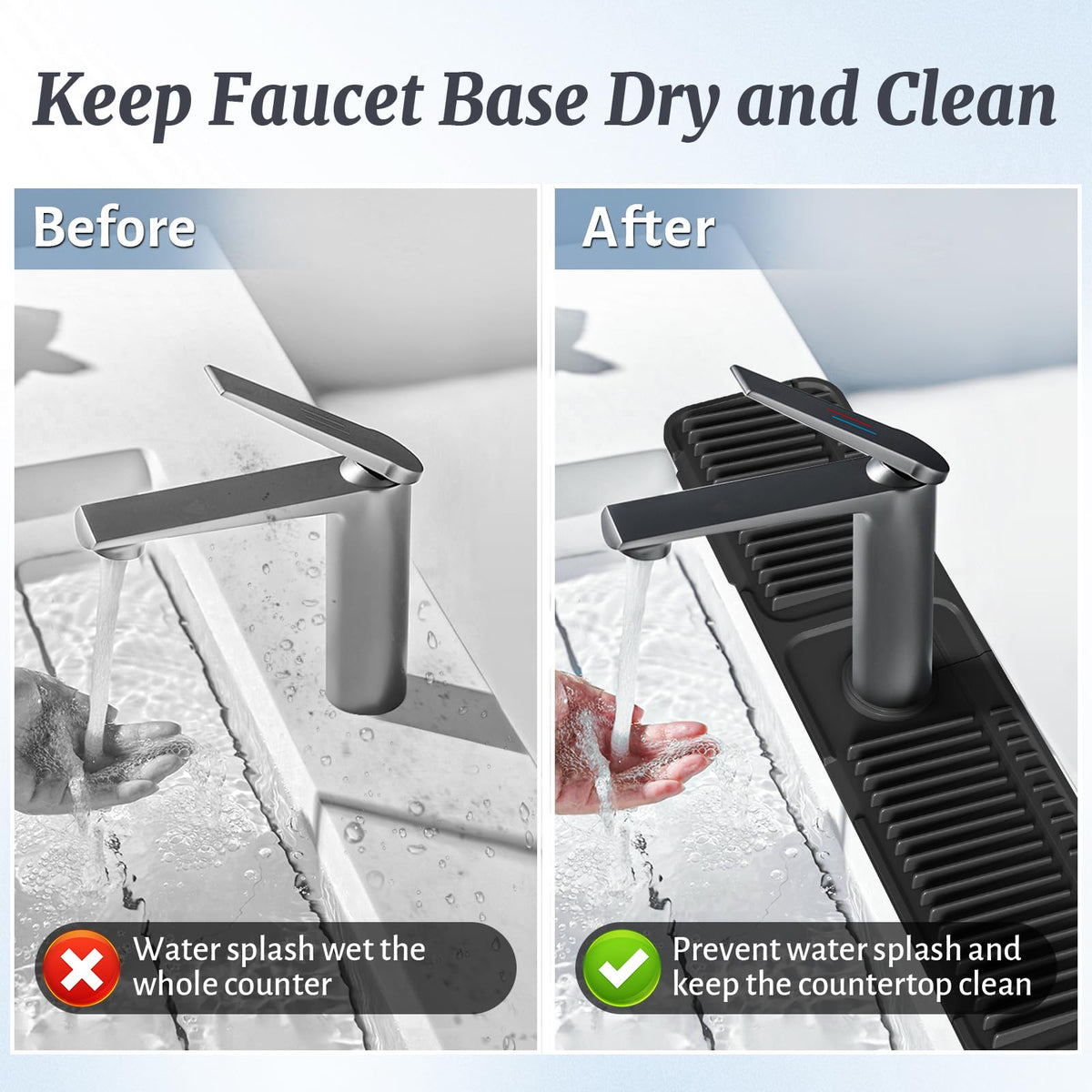 PoYang RV kitchen protector fits compact sinks and helps manage drips