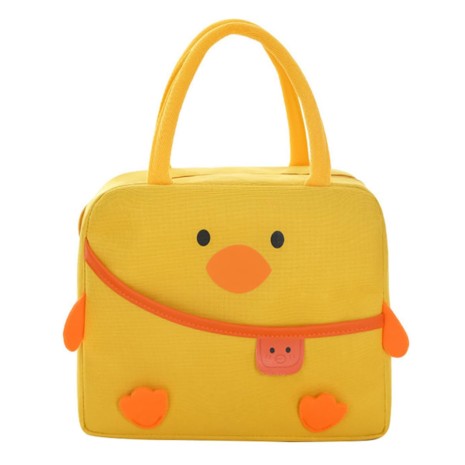 POYIPI cute duck lunch bag insulated for daily office meals and picnics.