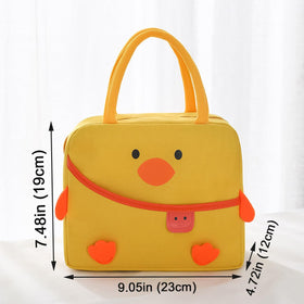 POYIPI easy-clean lunch bag with aluminum lining wipes down quickly.
