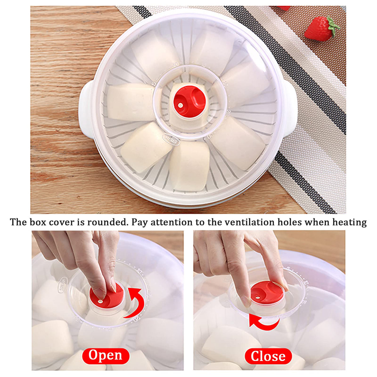 POYIPI easy-grip handle—secure transfer without burns during serving.