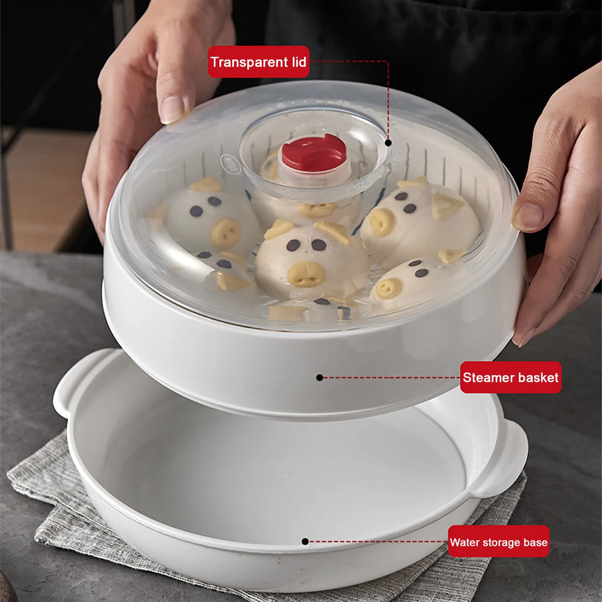 POYIPI temperature resistant design—safe contact from -4 to 248°F for versatile meals.