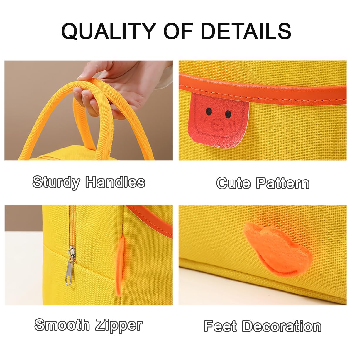 POYIPI waterproof and stain resistant lunch bag stands up to daily use.