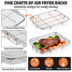 P&P CHEF 360-degree air circulation ensuring even browning and juicy interiors.