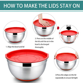 P&P CHEF set ideal for mixing, storing leftovers, and serving fruit.
