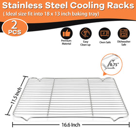 P&P CHEF rack close-up showing dense wires and smooth edge for safe handling
