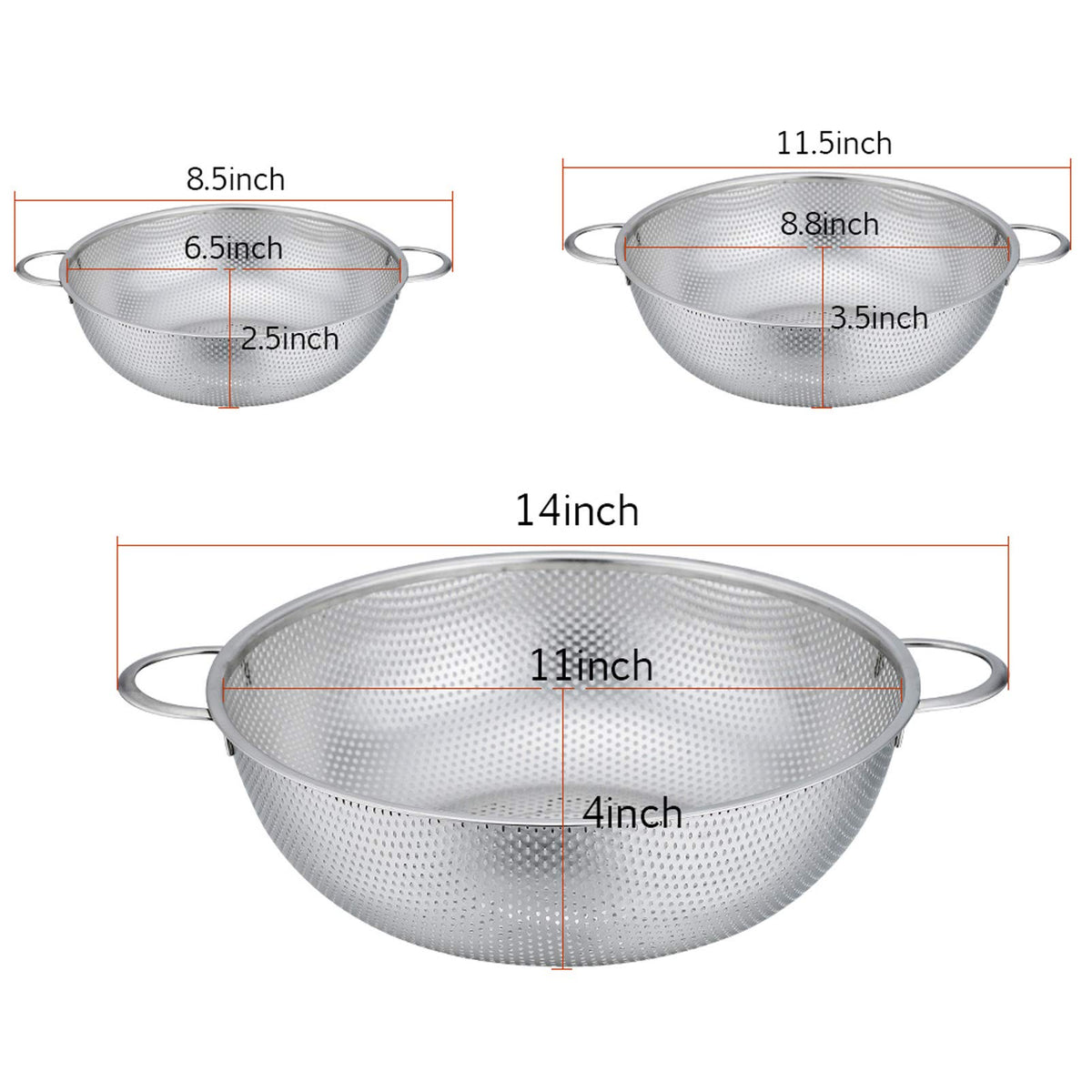 P&P CHEF stainless steel design is rust-resistant and dishwasher safe