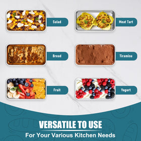 P&P CHEF even-baking loaf pan ensures uniform crusts.