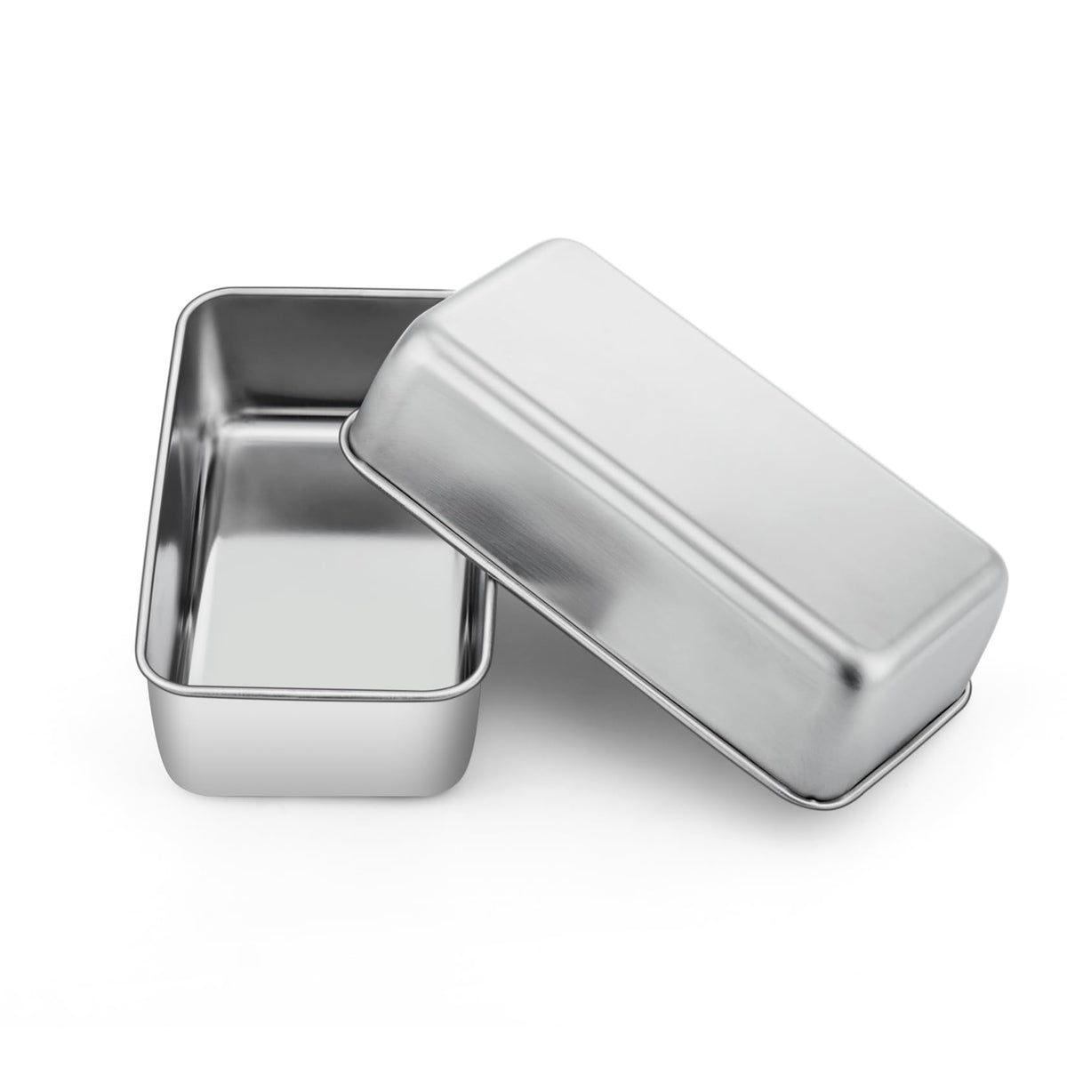 P&P CHEF loaf pan front view, 9x5 size for even bread browning.