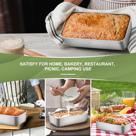 P&P CHEF loaf pan versatile for lasagna or meatloaf.