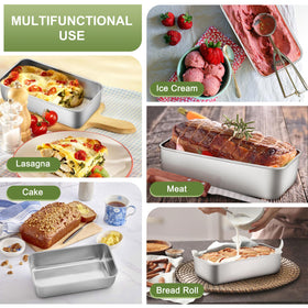 P&P CHEF loaf pan oven-safe design supports reliable baking sessions.