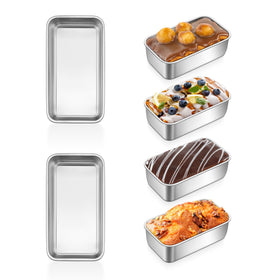 P&P CHEF mini loaf pan set ready for quick single servings.