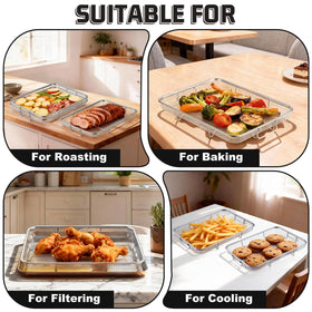 P&P CHEF rotatable handles for easy grip and maneuverability.