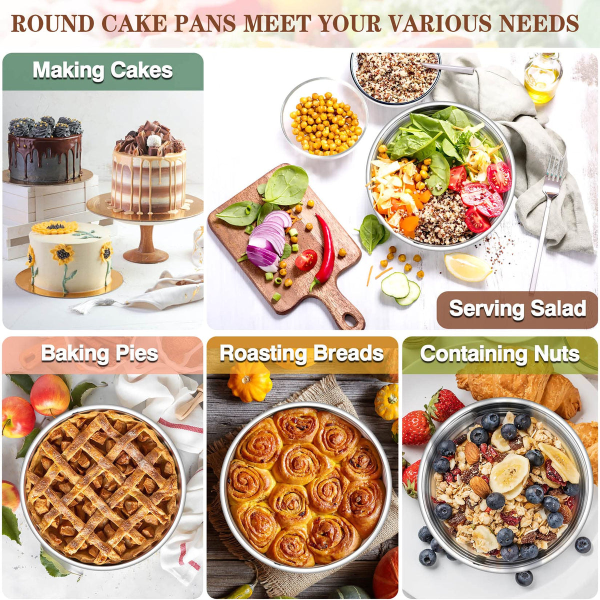 Heavy-gauge steel resists deformation for long-lasting performance in daily kitchen use.