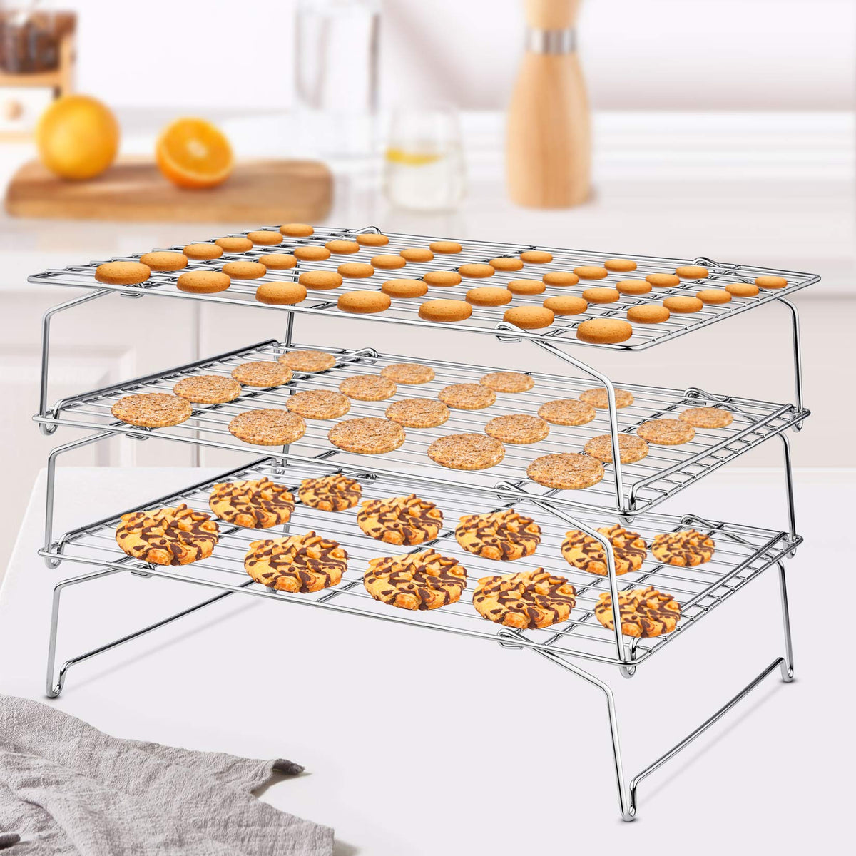 P&P CHEF multi use rack for cooling baking dehydrating and draining