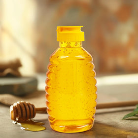 PPXHFV honey bottles in use at kitchen and pantry organization.