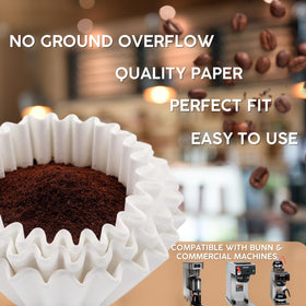 PR1M3 filters fit BUNN and large coffee makers for easy use.