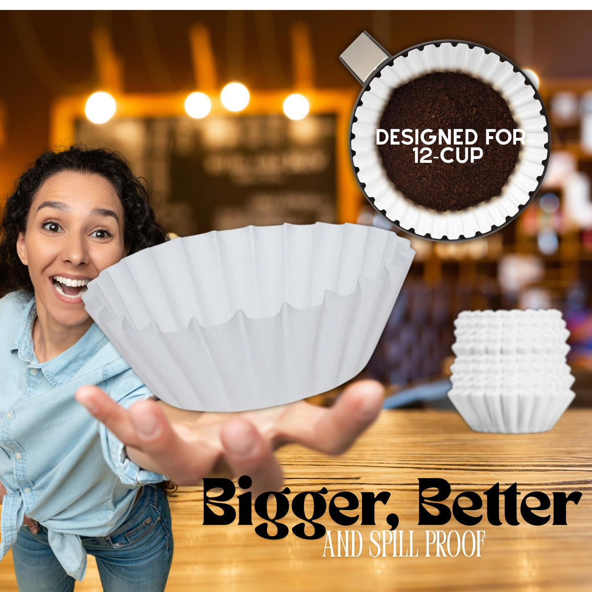 PR1M3 filters prevent grounds overflow for cleaner brews.
