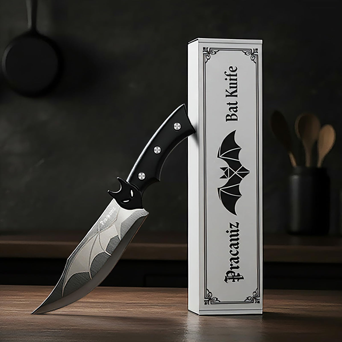 Pracaniz Bat Design Knife cleaning and storage keeps the blade pristine