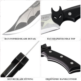 Pracaniz Bat Design Knife gift-ready packaging suggests a unique present