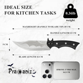 Pracaniz Bat Design Knife on display as Gothic decor creates ambiance