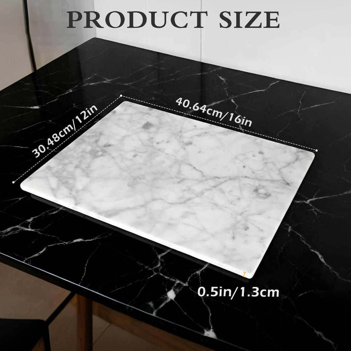 PracFit board with polished edges and rounded corners for safe handling.